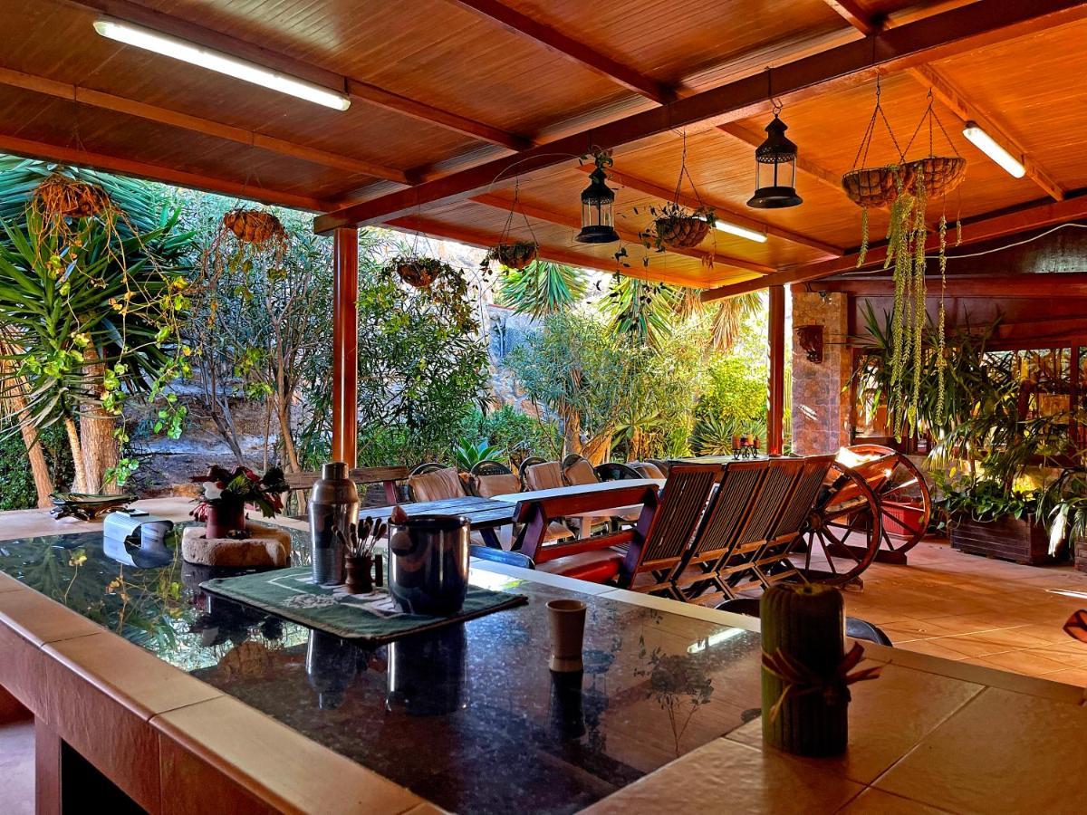 Villa Exquisite Rural House With Garden, Pool And Sea Views Arico Viejo Exterior foto