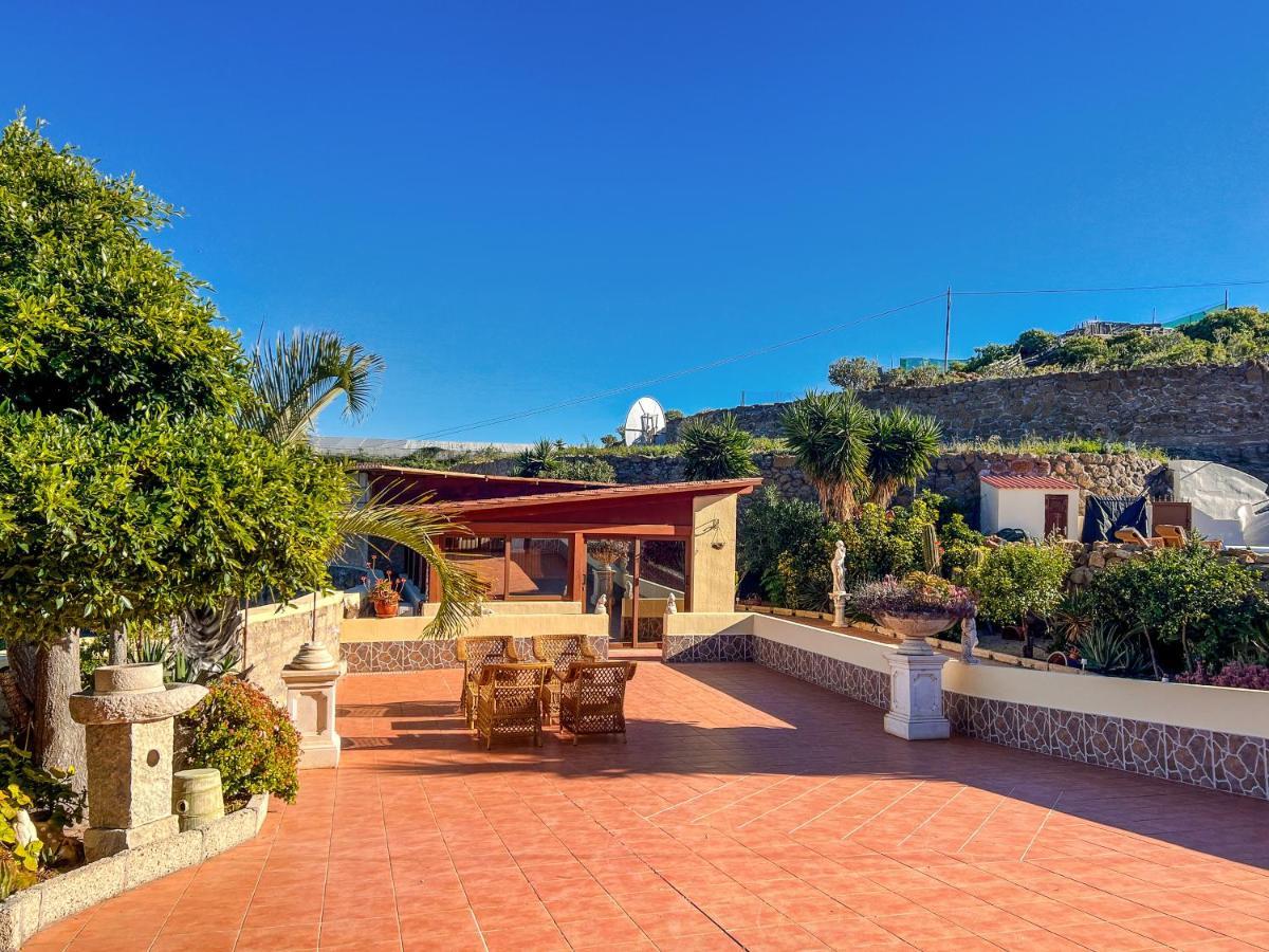 Villa Exquisite Rural House With Garden, Pool And Sea Views Arico Viejo Exterior foto