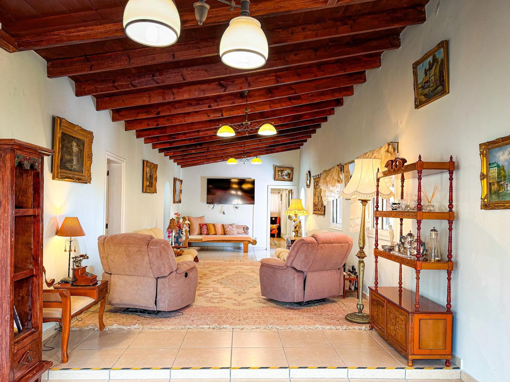 Villa Exquisite Rural House With Garden, Pool And Sea Views Arico Viejo Exterior foto