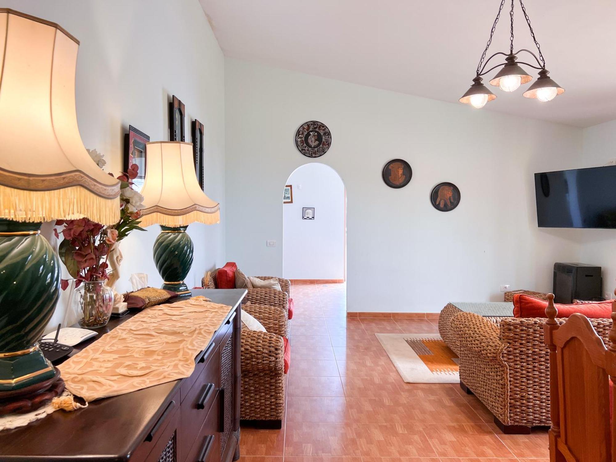 Villa Exquisite Rural House With Garden, Pool And Sea Views Arico Viejo Exterior foto