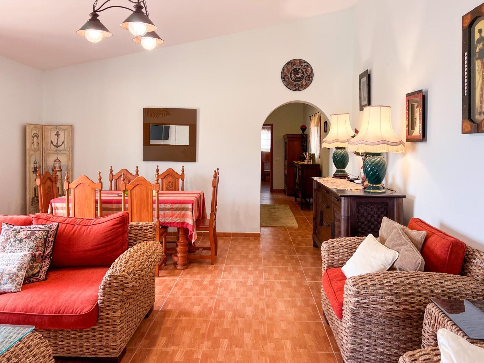 Villa Exquisite Rural House With Garden, Pool And Sea Views Arico Viejo Exterior foto
