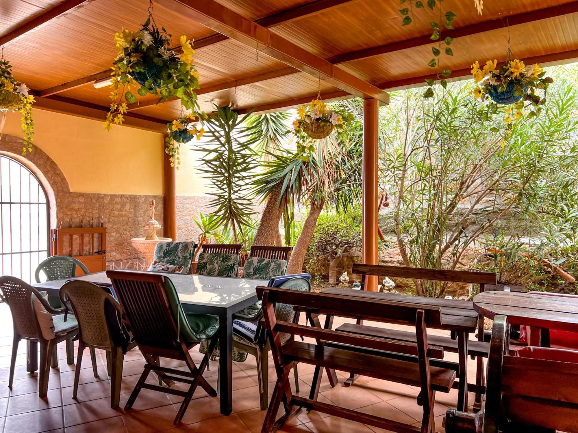 Villa Exquisite Rural House With Garden, Pool And Sea Views Arico Viejo Exterior foto